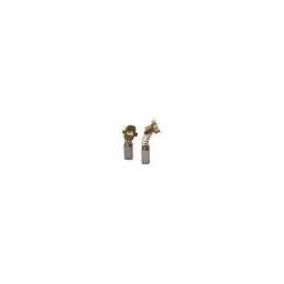 Jeu de 2 charbons adaptable pour HITACHI. Dimensions: 5 x 6 x 11mm.
