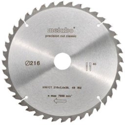 Lame scie circulaire hw / ct 216 x 30 x 2.4 / 1.8. Nombre de dents