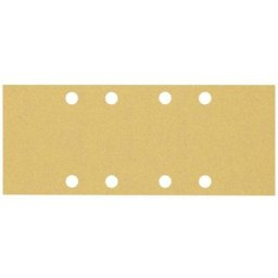 Accessories expert C470 2608900871 Papier abrasif pour ponceuse vibrante perforé Grain 100 (l x l)