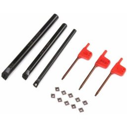 Tour CNC Set D'outils, SCLCR Tour Alésage Titulaire Barre de Torsion Interne + 10 pcs CCMT0602