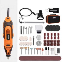 Outil rotatif electrique 200W Reglage a 6 vitesses de 8000 a 32000 rpm Mini perceuse electrique