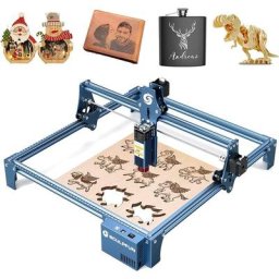 S9 Graveur Laser,Découpe Laser 5.5W avec Faisceau Laser Ultra-fin de 0,06mm,Machine de Gravure