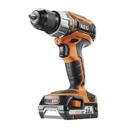 AEG - Perceuse-visseuse compacte BS18C2 - 18 v - 50 Nm - Avec 2 batteries 2 Ah