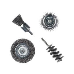 Accessories 4pcs Jeu de brosses métalliques, 4 pièces Set de brosses métalliques 2609256553 1 set