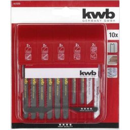 617230 Lot de lames de scie sauteuse 10 pièces 1 pc(s) - KWB