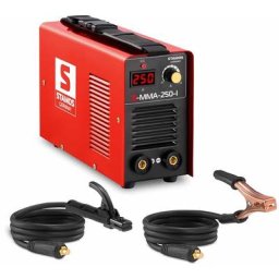 Stamos - Poste à Souder à L'Arc mma Inverter igbt Soudage Soudure Portable Hot Start 250A - Gris