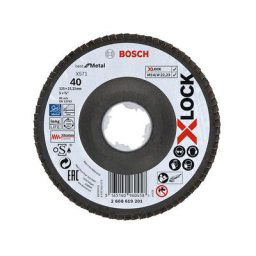 Accessories 2608619202 Disque à surfacer à lamelles Diamètre 125 mm ø de perçage 22.23 mm 1 pc(s)