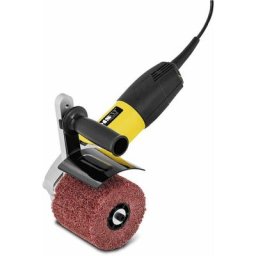 Machine Pro Pour Satinage Ponceuse Plastique Metal Bois 6 Programmes Roue MSW Jaune