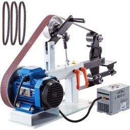 Ponceuse a Bande Meuleuse Vitesse Variable ph 427 x 30,5 cm Machine a Bande de Sable 2800r / min