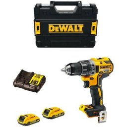 DeWalt - Perceuse visseuse 18V Li-Ion 2x2ah (sans charbon) 70Nm - DCD791D2