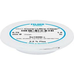 Felder Löttechnik - ISO-Core Ultra-Clear Sn100Ni+ Étain à souder sans plomb bobine