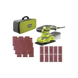 Pack Ryobi Ponceuse vibrante électrique RSS280-SA30 - 280W - sac de transport - 30 abrasifs - 10