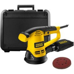 Stanley - Ponçeuse Excentrique 480W - 125mm - 10 Abrasifs Maille fatmax - FMEW440KA10-QS