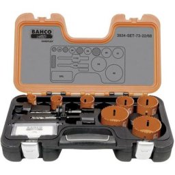 Bahco - 3834-SET-73-22/68 Jeu de scies-cloches 1 pc(s) X082651
