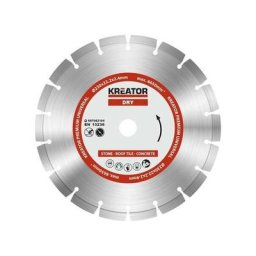 Disque Diamant Béton, Pierre - Alésage 22,2 Mm 1 Disque 230 Mm 2,4 Mm Kreator