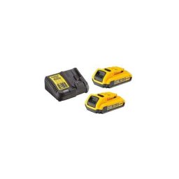 Pack 18V de 2 batteries 2 Ah Li-Ion xr + chargeur multi-voltages Dewalt DCB115D2-QW