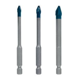 Bosch - Set de 3 forets HardCeramic HEX-9 expert - 2608900595