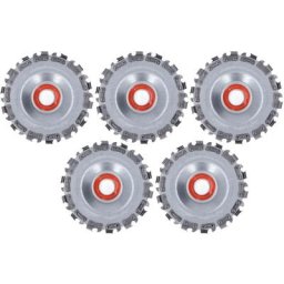 Disques de Scie à Chaîne, Disque de Meuleuse d'angle en Acier 8660 5PCS Résistant à l'usure pour le