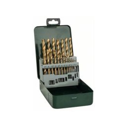 Bosch - 2607019437 Forets à métaux HSS-TiN, set de 19 pièces