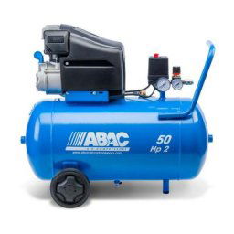 Compresseur à piston lubrifié 50L 10bar 2CV 13,2 m3/h - montecarlo L20 - Abac