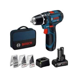 Bosch - Perceuse visseuse GSR12V-15 set 2+4 Ah + 39 acc. 0615990G6L