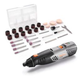 Tacklife - Mini Outil Rotatif sans Fil 4V dc, 2 Vitesses Rotatives, Micro usb, Batterie au Lithium,