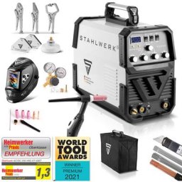 Stahlwerk - ac/dc tig 200 st igbt Kit complet Poste à souder combiné avec 200 ampères tig mma