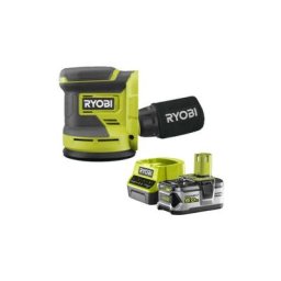 Pack Ryobi Ponceuse excentrique 18V OnePlus RROS18-0 - 1 Batterie 5.0Ah - 1 Chargeur rapide