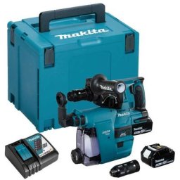 Perfo-burineur 18V LXT SDS-Plus (2x5,0 AH) avec filtre DX07 en MAKPAC - MAKITA DHR243RTJW