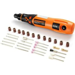 3.7 v Outil Rotatif Multifonction Sans Fil avec 32 Accessoires, 3 Vitesses 5000-15000rpm, avec usb,