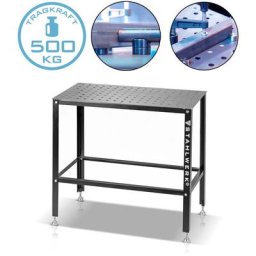 Table de soudage Table de montage avec une capacité de charge de 500 kg et un plateau de travail de