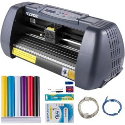 Plotter de Decoupe Vinyle 375 mm Machine avec Logiciel de Signmaster, Traceur Coupeur Imprimante de