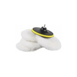 5 pièces 180mm laine polissage éponge disque polissage tampons de polissage pour Machine à polir