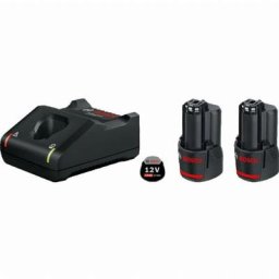 Pack 2 batteries Bosch 2 batteries gba 12V 3Ah + chargeur GAL12V-40 - 1600A019RD