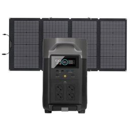 Générateur solaire delta Pro 3.6KWh/3600W avec panneau solaire sur balcon de 400W, centrale
