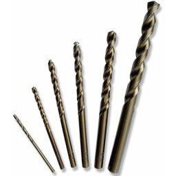 Stanley Cassette de 6 forets HSS-E Cobalt 2, 3, 4, 5, 6, 8mm STA56002-QZ