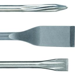 Bosch - Set de 3 burins LongLife Pointu, Plat et Bêche - SDS-Plus - 2607019159