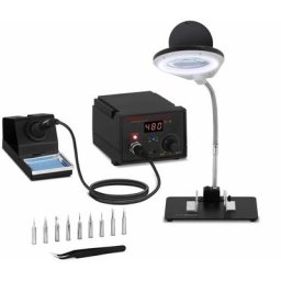 Stamos - Station De Soudage Dessoudage led Numérique Fer à Souder + Accessoire 65w Noir