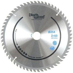 Lame de Scie Circulaire Bois Alu hm Finition Scie à Onglet - Découpe Parfaite - Diamètre 254 mm