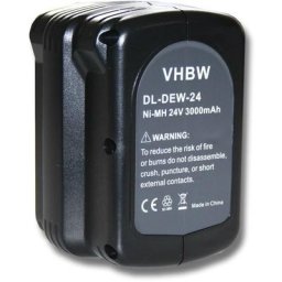 Batterie remplacement pour Dewalt DE0240, DE0240-XJ, DE0241, DE0243, DE0243-XJ, DW0240, DW0242 pour