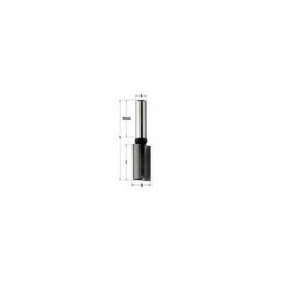 Fraise carbure industrielle 24 mm longue Queue 12 mm - CMT
