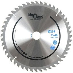 Lame de Scie Circulaire Bois Alu hm Finition Scie à Onglet - Découpe Parfaite - Diamètre 254 mm