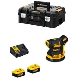 DCW210P2 - Set ponceuse excentrique Li-Ion 18V (2x 5.0Ah) - 125mm - Dewalt