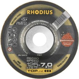 210659 RS580 speed Disque à ébarber à moyeu déporté Diamètre 230 mm ø de perçage 22.23 mm acier