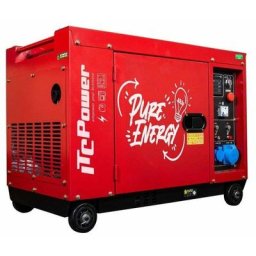 ITC POWER Groupe électrogène 6300W Diesel 230V Insonorisé 8000D - La couleur peut varier selon le