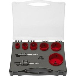 Set de scies-cloches bimétalliques, 9 pièces Exact 70604 9 pièces 1 set