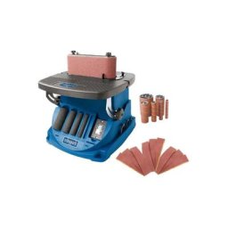 Pack Scheppach Ponceuse Oscillante - 450W - OSM600 - 9 Bandes abrasives Scheppach grain 100 x 600 mm