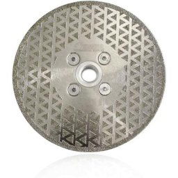 Disque Diamant 115mm Lame de Scie Électroplaqué Double Face pour Coupe et Meulage Pierre Granit
