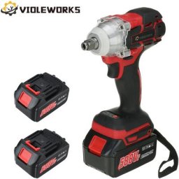 Violeworks - 2 en 1 Clé à Chocs sans fil 588VF 580NM avec 2 batteries 22800 mAh