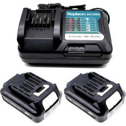 2X Batterie & Chargeur Pour Makita 10,8V 12V 2,0Ah BL1021B BL1041B BL1020B BL1040B BL1016 BL1015
